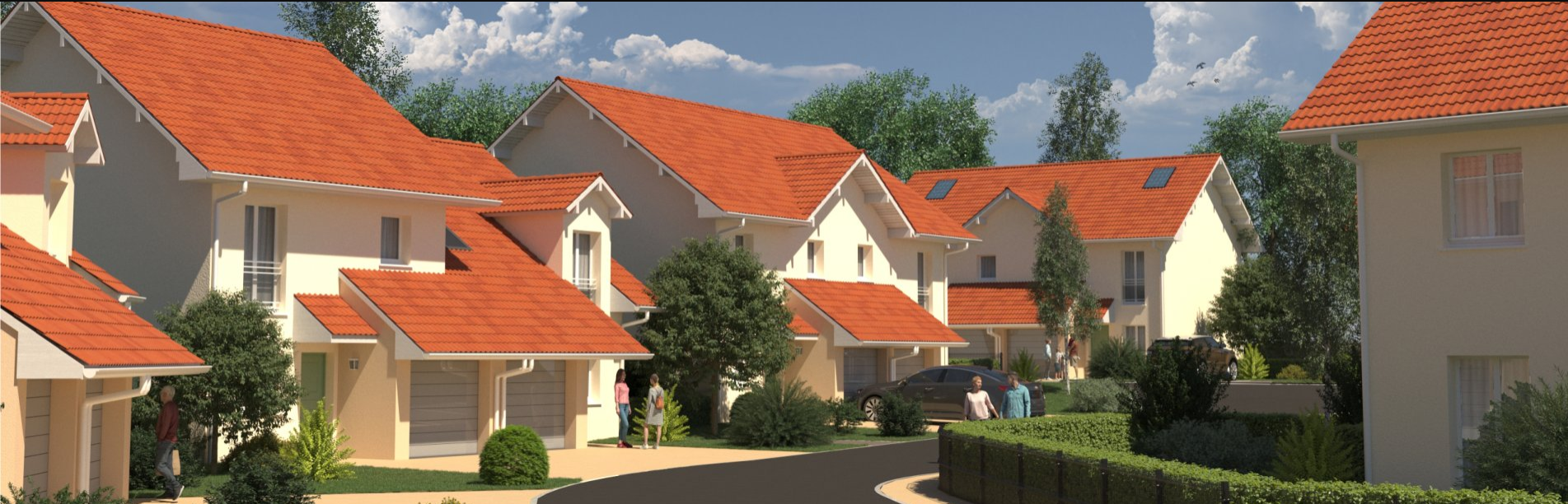 Photo de la réalisation : Le Clos de la Chambotte - 25 maisons à Entrelacs - Construction neuve à Entrelacs