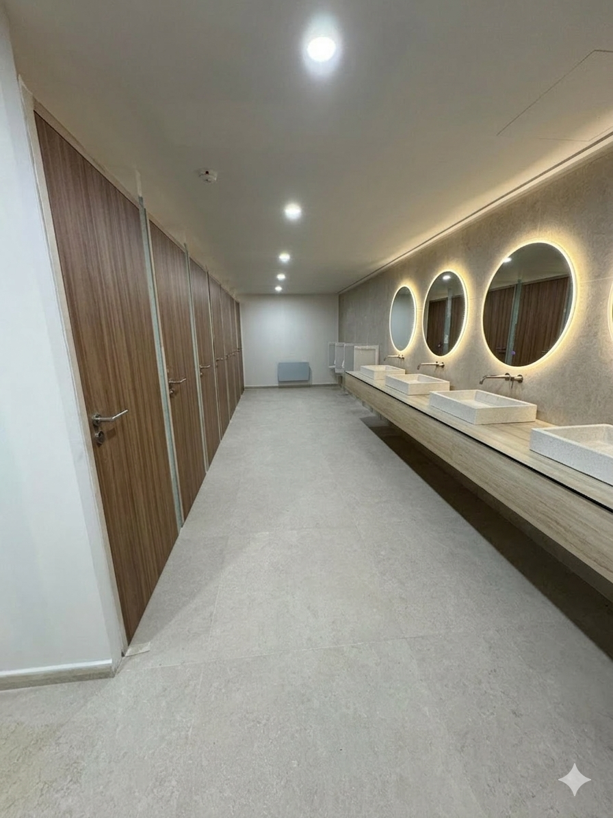 Sanitaires collectifs après travaux - Trets