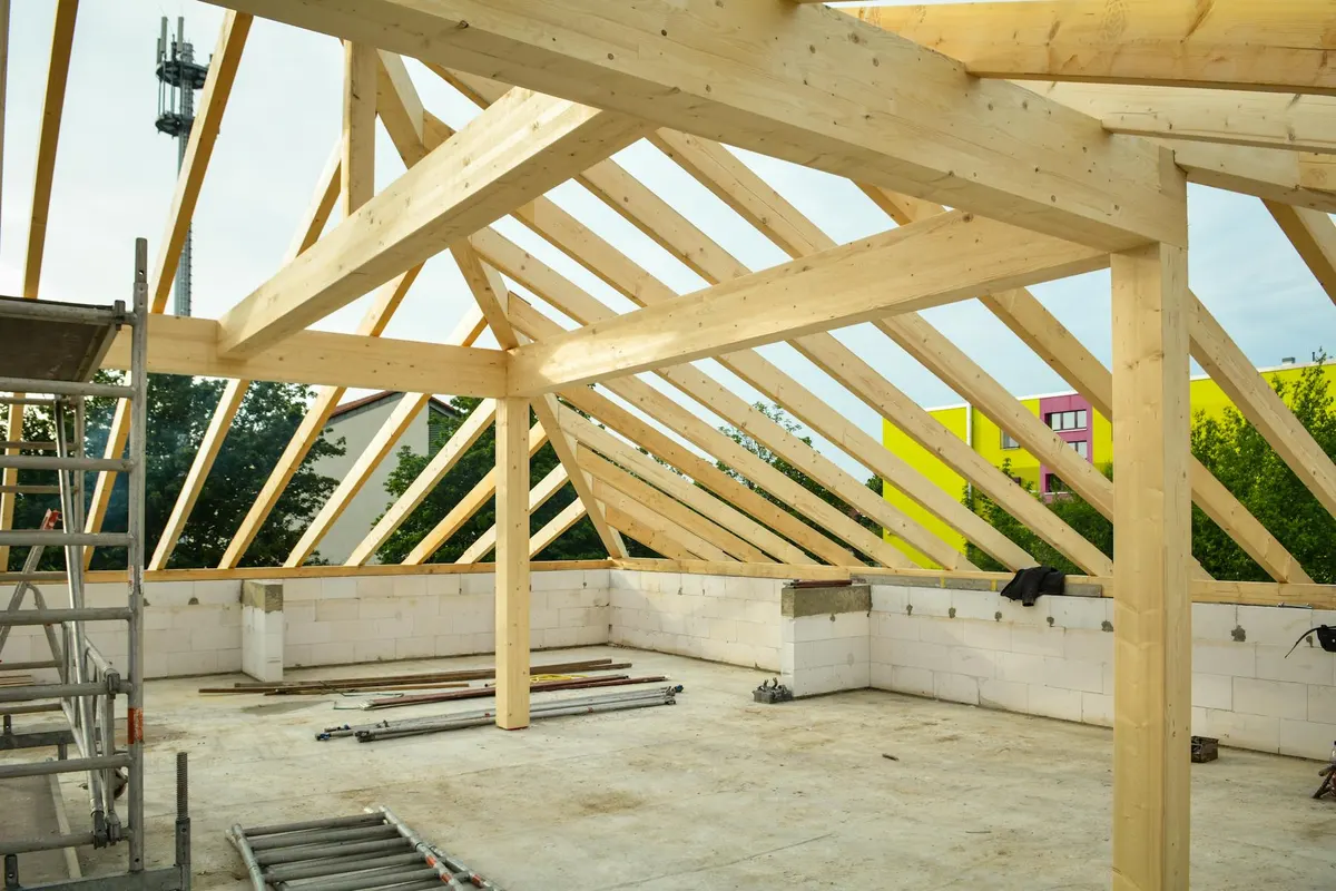 Extension à ossature bois d'une maison en Provence