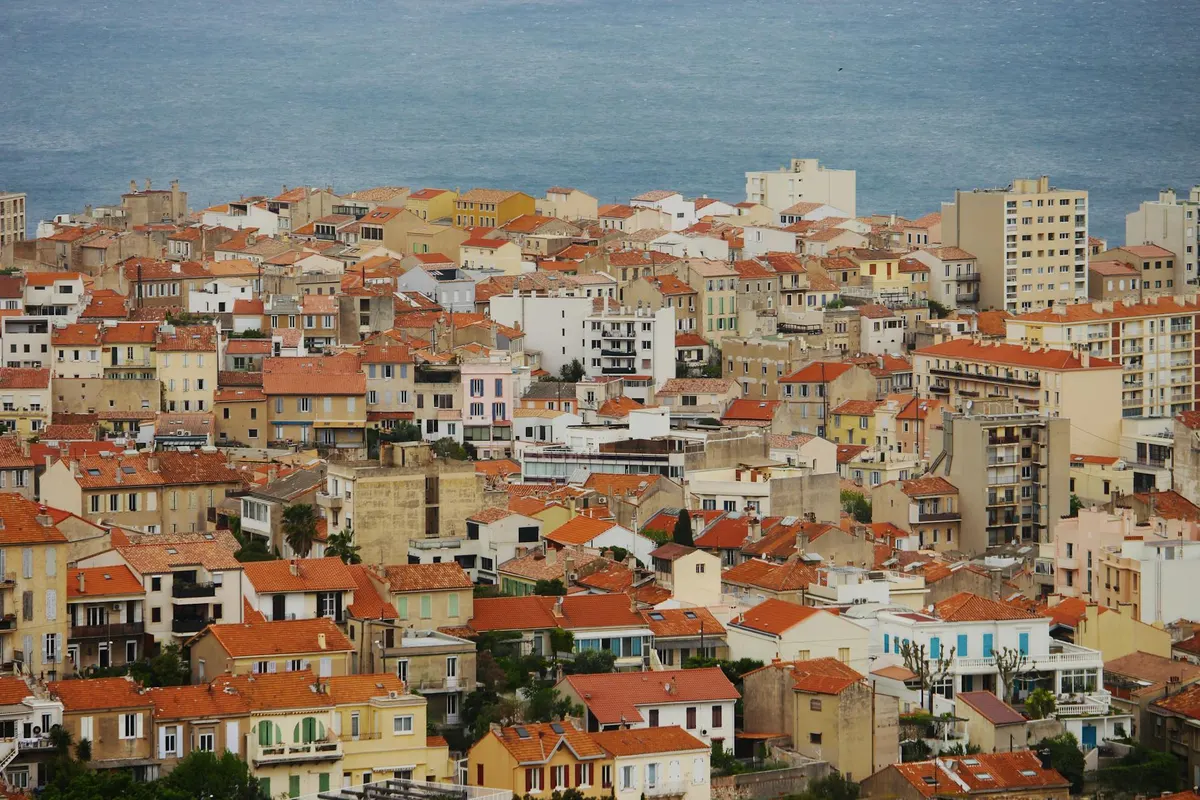 Immeuble du centre historique méditerranéen de Marseille